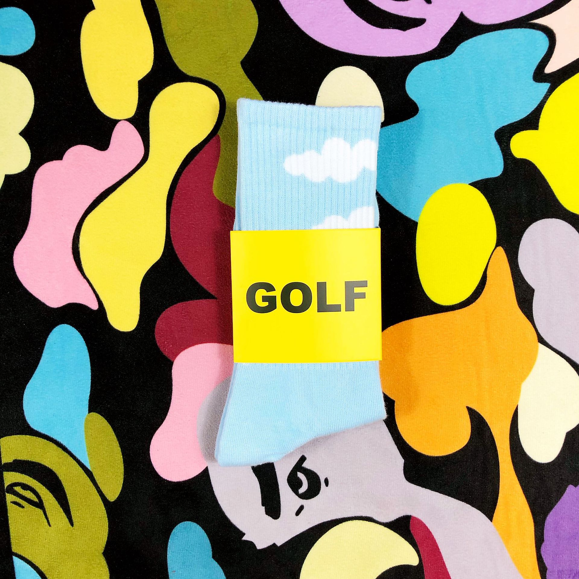 Golf Socks For Men And Women Skateboarding Lovers Cotton In Tube Socks
